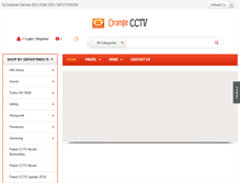 Tablet Screenshot of orange-cctv.com